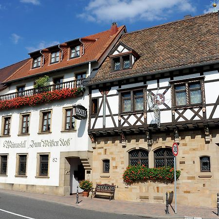 Weinkastell Zum Weissen Ross Hotel Kallstadt Exterior photo